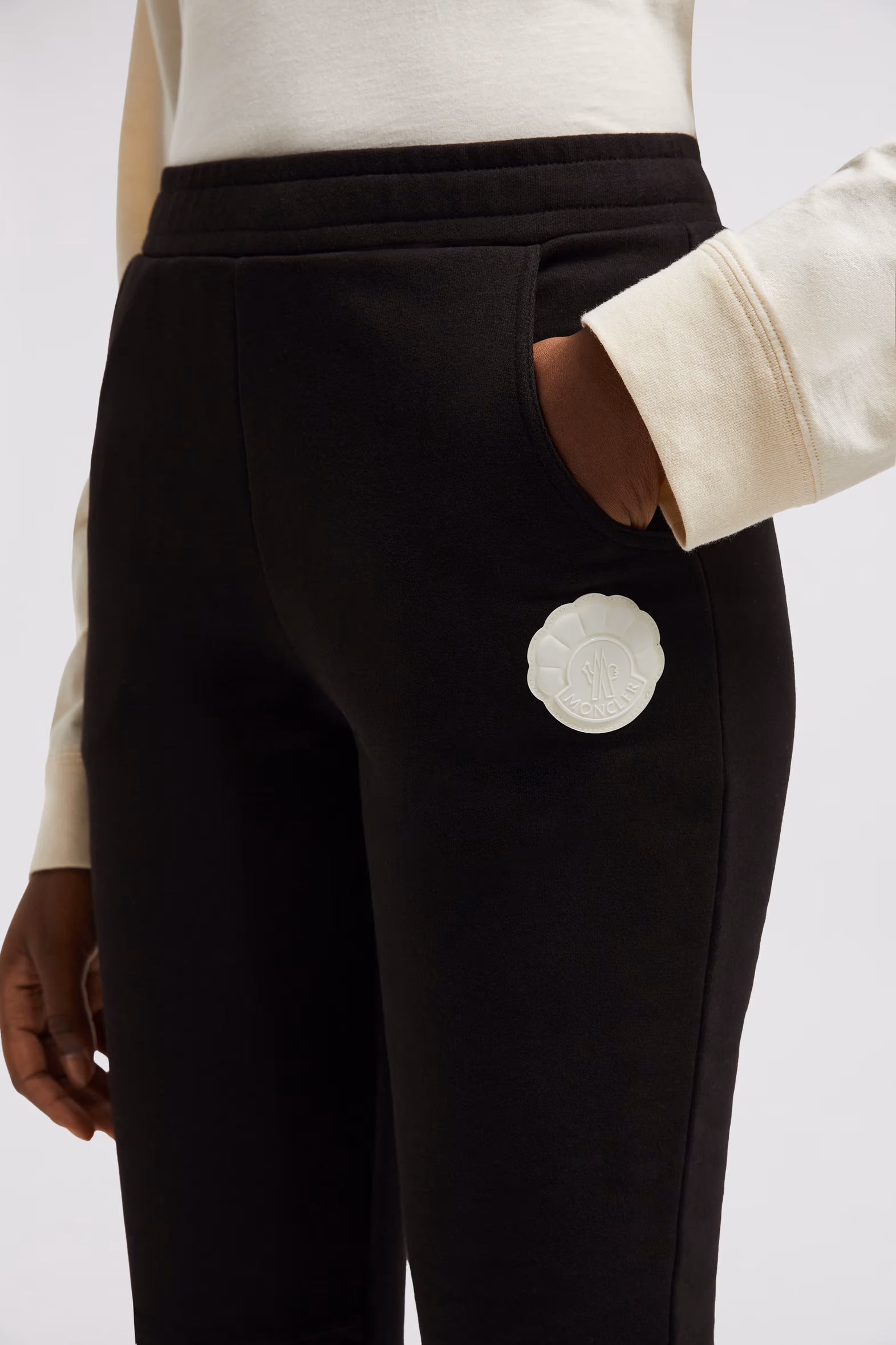 Moncler x Lulu Li Cotton Sweatpants Women Black Moncler 4